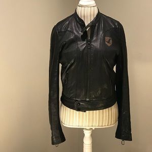 Supple leather free people jacket